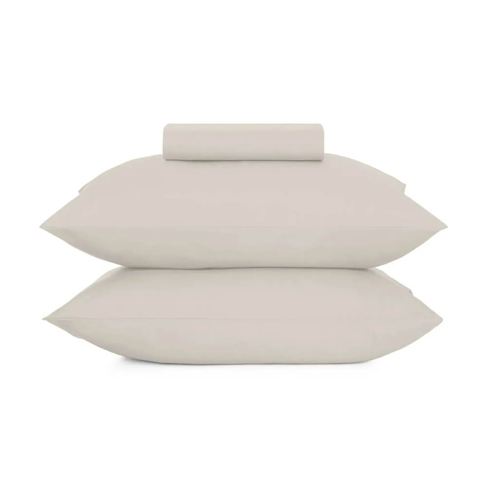Jogo de Cama Casal 3 peças Toque Acetinado Bege Porcelana 7.1360 Altenburg