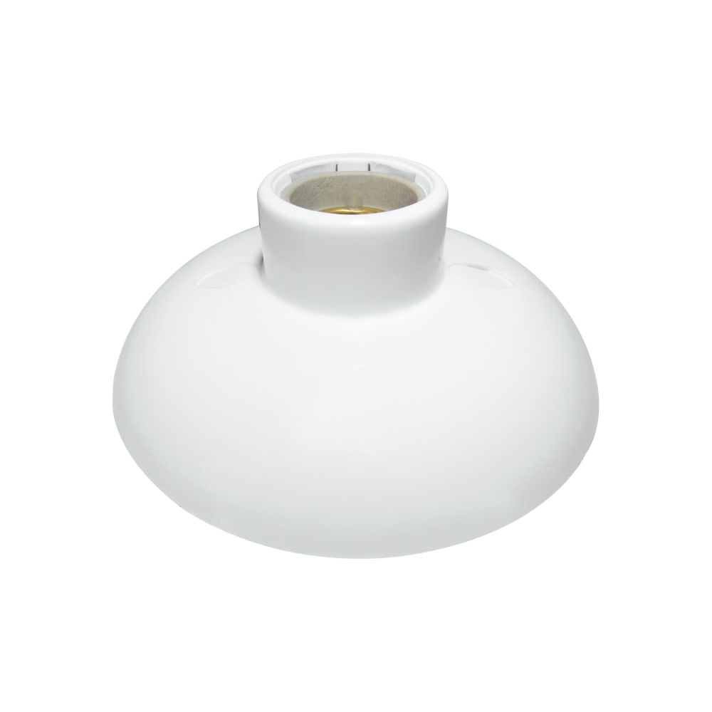 Plafon com Soquete E27 para Lâmpada Branco 125/1 Perlex
