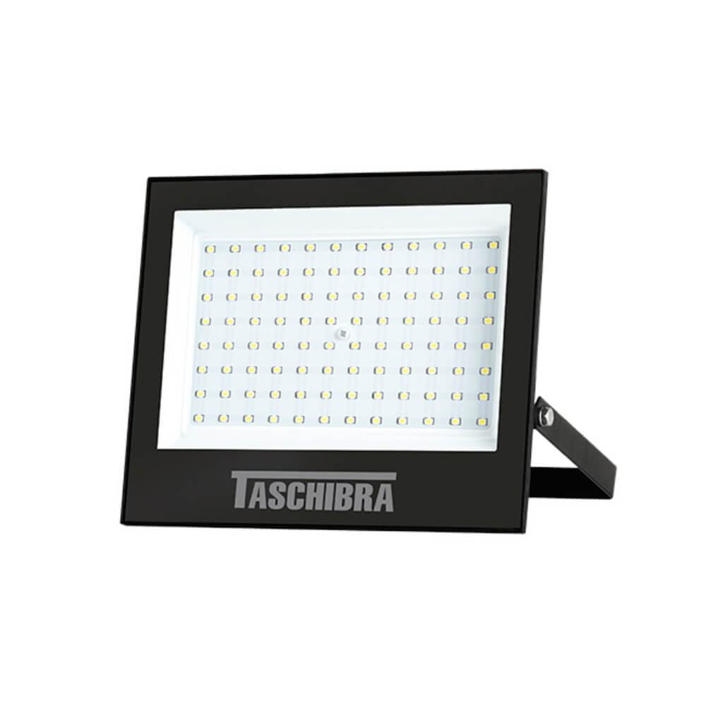 Refletor TR LED 100 100W 6500K Preto Taschibra