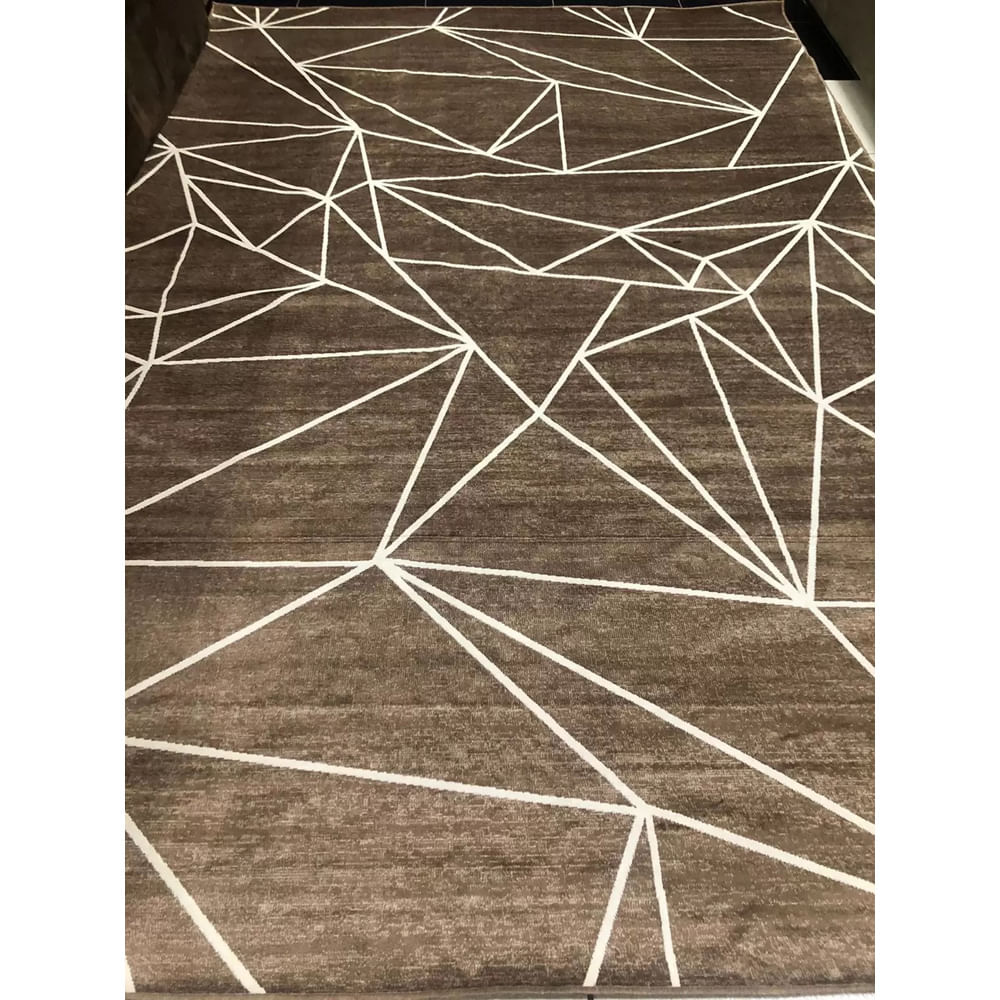 Tapete 100 x 140 cm Belga Marrom Corttex