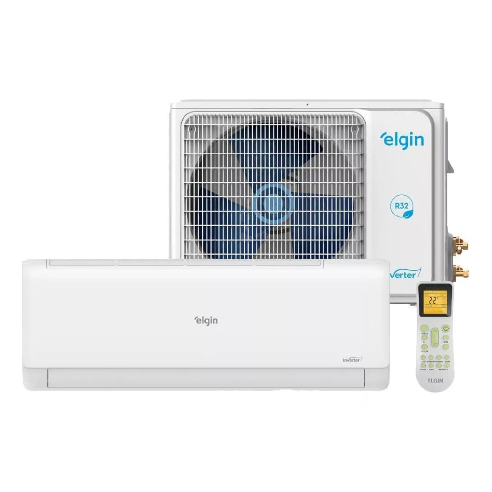 Ar condicionado Split Eco Inverter II Wi-Fi 9.000 BTUs Quente/Frio 220V HJQI09C2WB/HJQE09C2CB Elgin