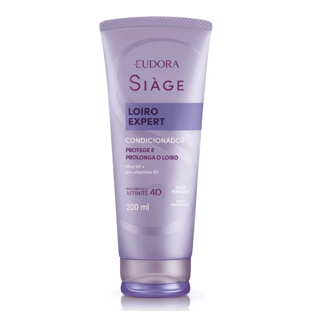 Condicionador Matizador Loiro Expert 200ml 8595 Eudora Siàge