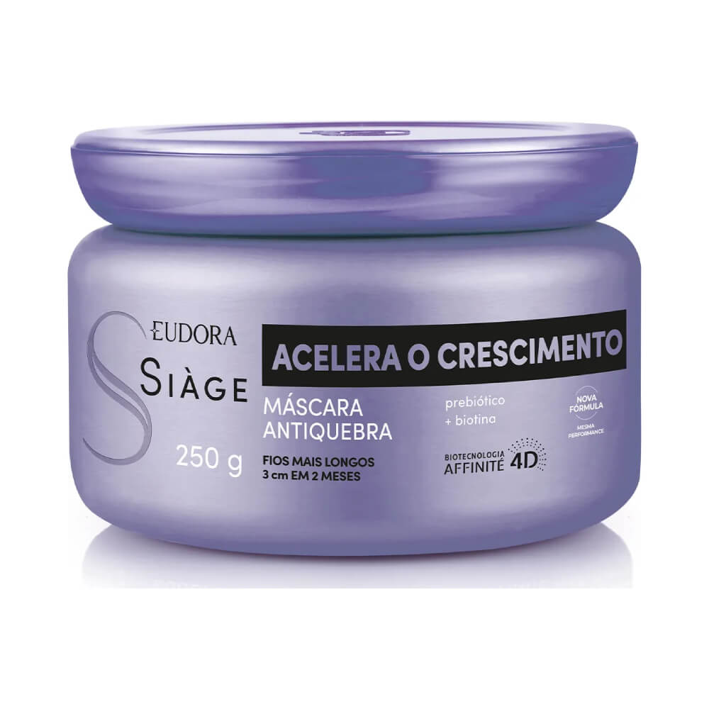 Máscara Acelera o Crescimento 250g 8599 Eudora Siàge