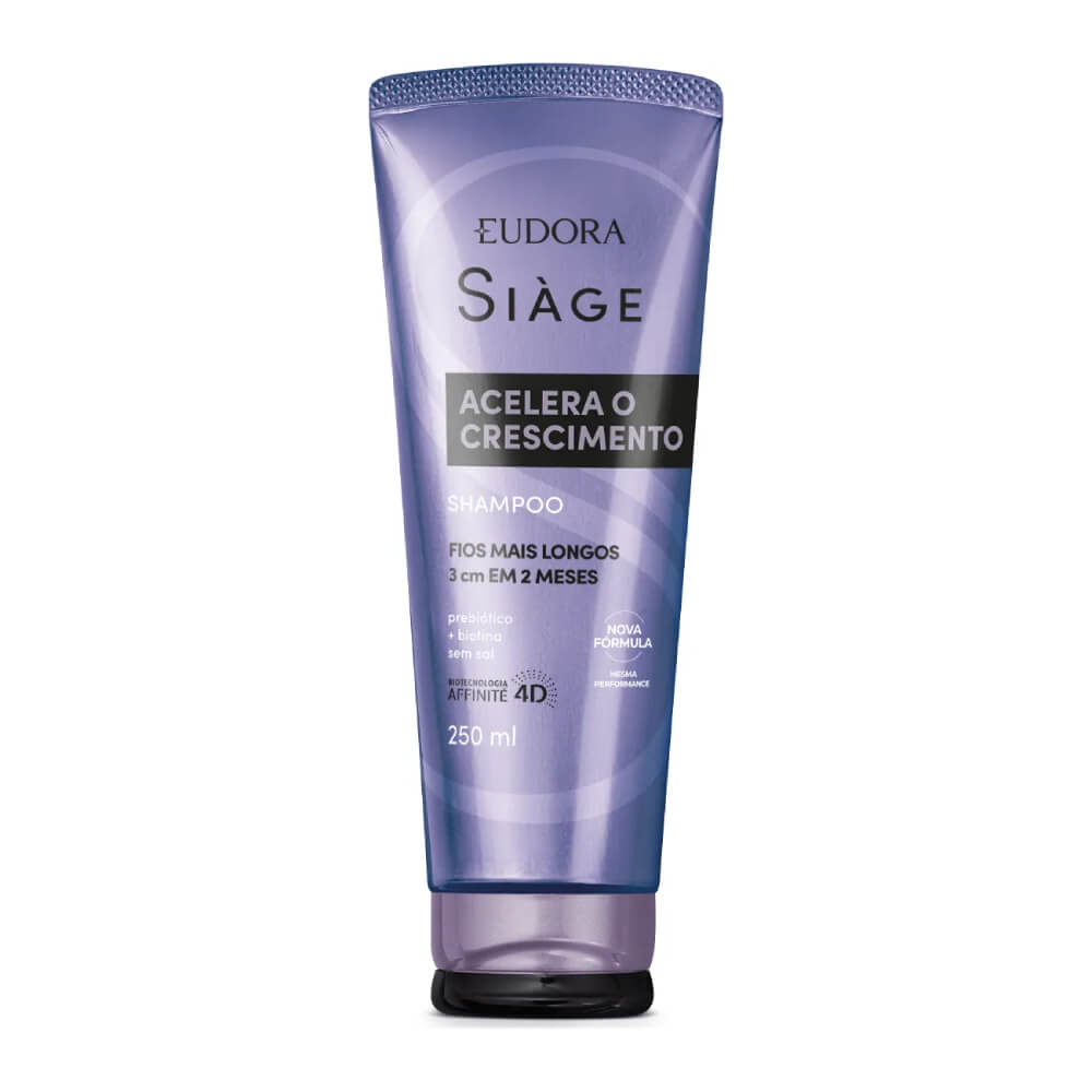 Shampoo Acelera o Crescimento 250ml 8606 Eudora Siàge