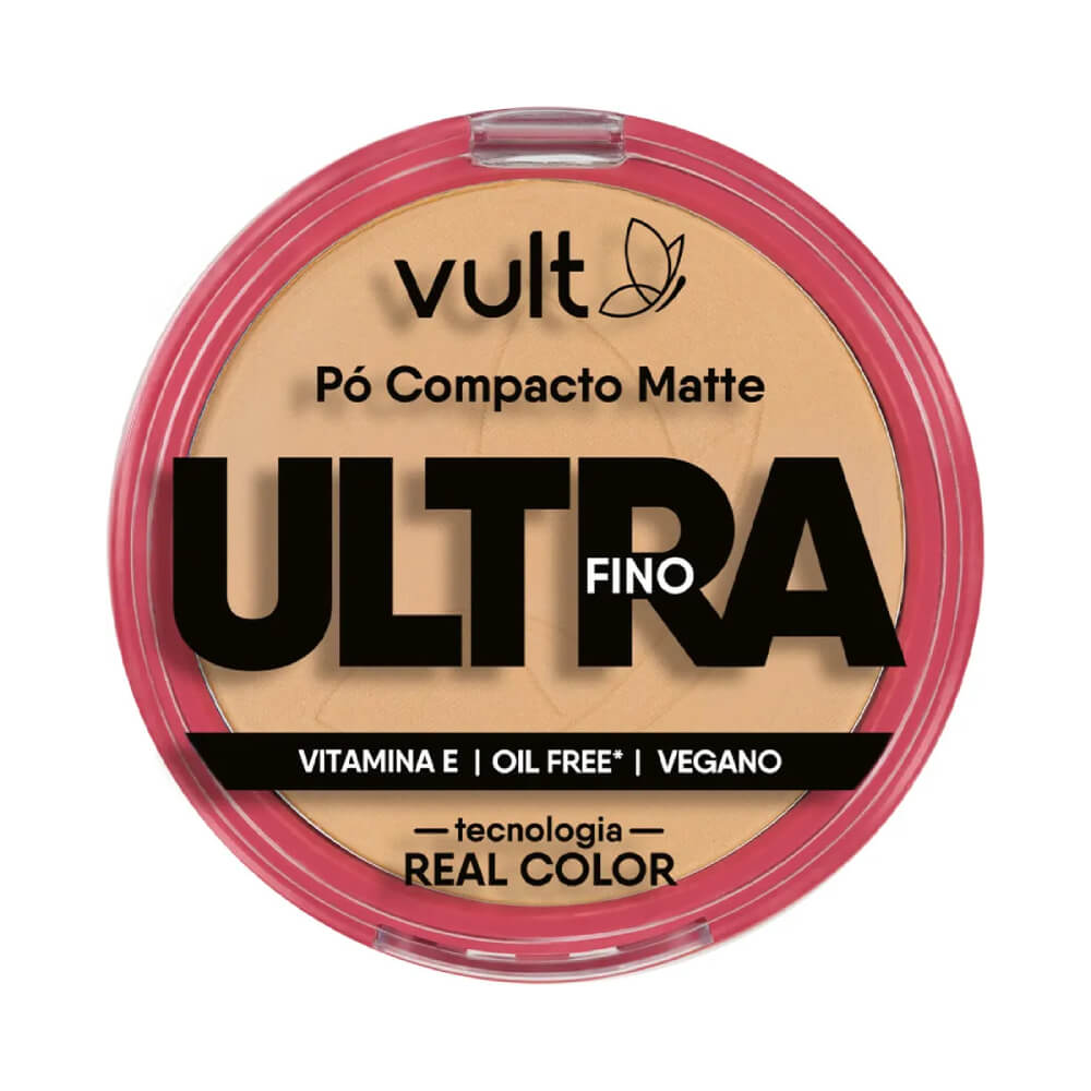 Pó Compacto Matte Facial Ultrafino Cor V430 9g 8826 Vult