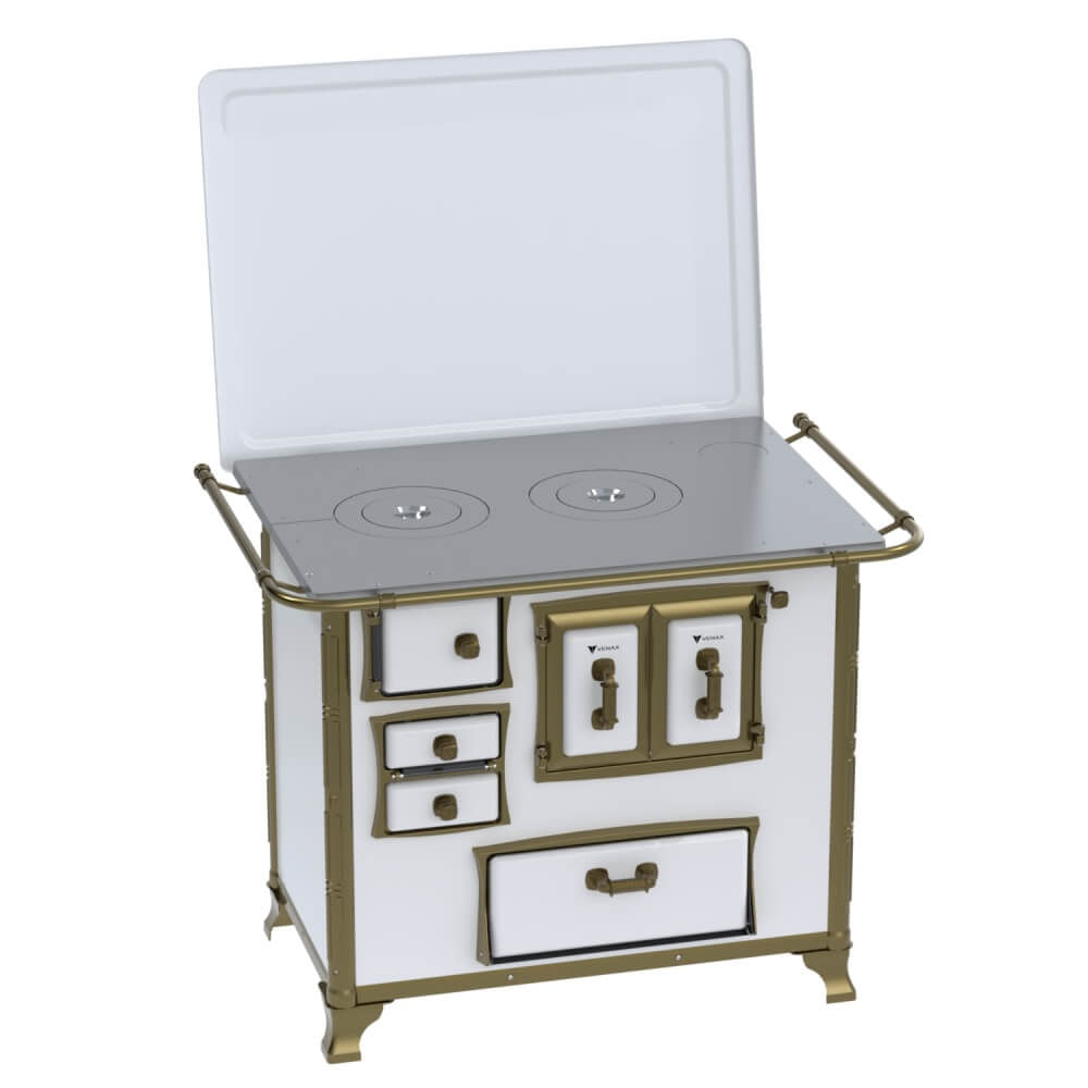 Fogão a lenha Nº 2 Renaissance Gabinete Direito Branco 32345 Venax
