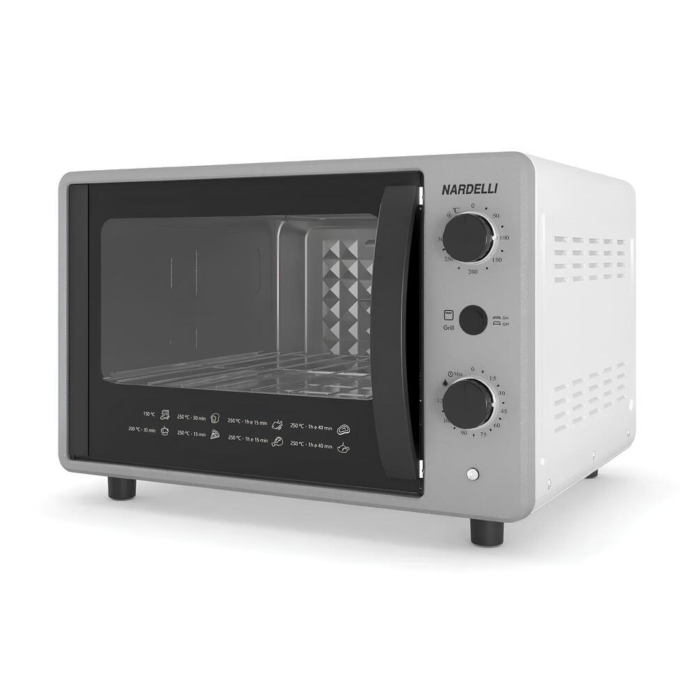 Forno elétrico S45 45L Cinza/Branco 220V Nardelli