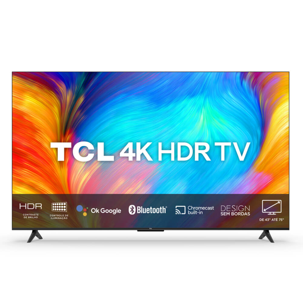 Smart TV LED 4K 50" Google TV 50P635 TCL