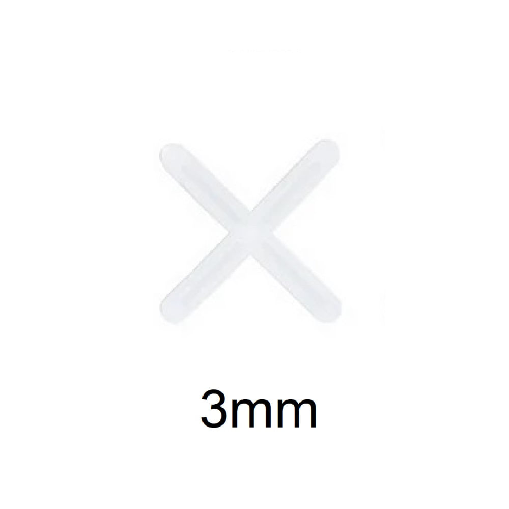 Espaçador Fugapiso 3mm 100 unidades Branco Sândalo