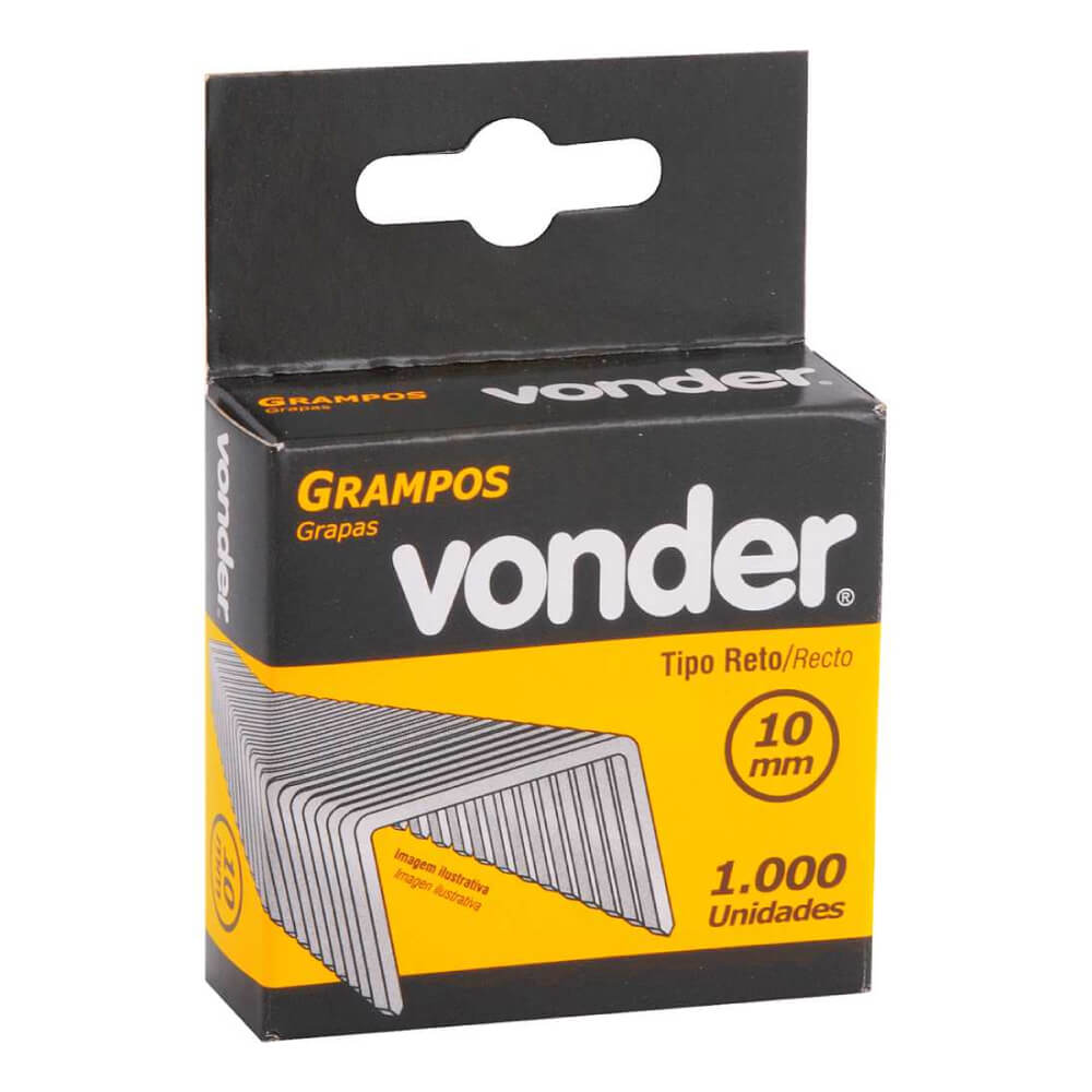 Grampos 10mm 1000 peças 28.98.410.012 Vonder