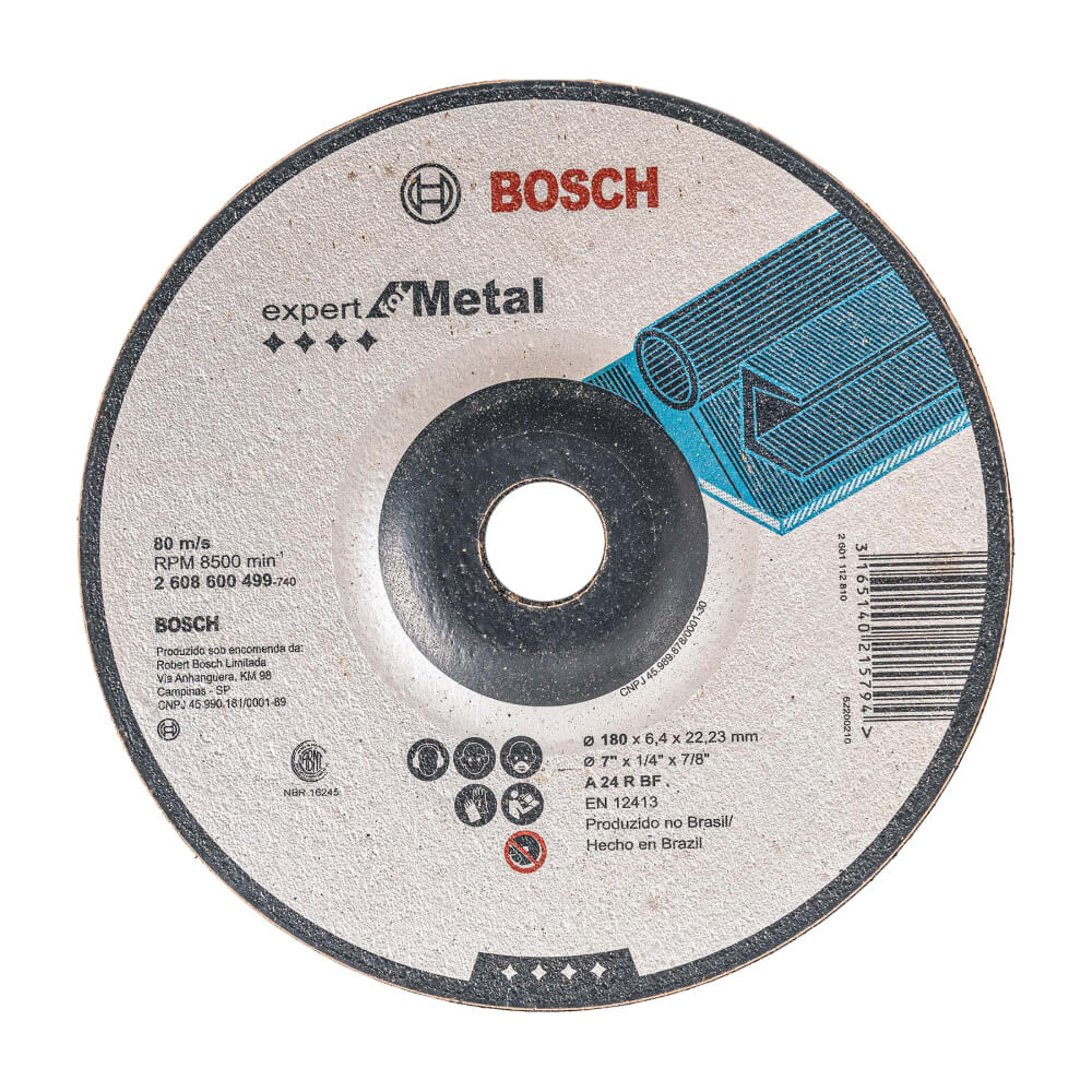 Disco de Desbaste 180mm 2608600499 Bosch