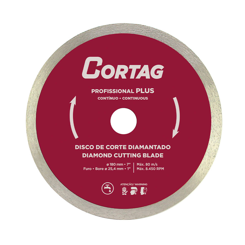 Disco Diamantado Profissional Plus 200mm 60570 Cortag