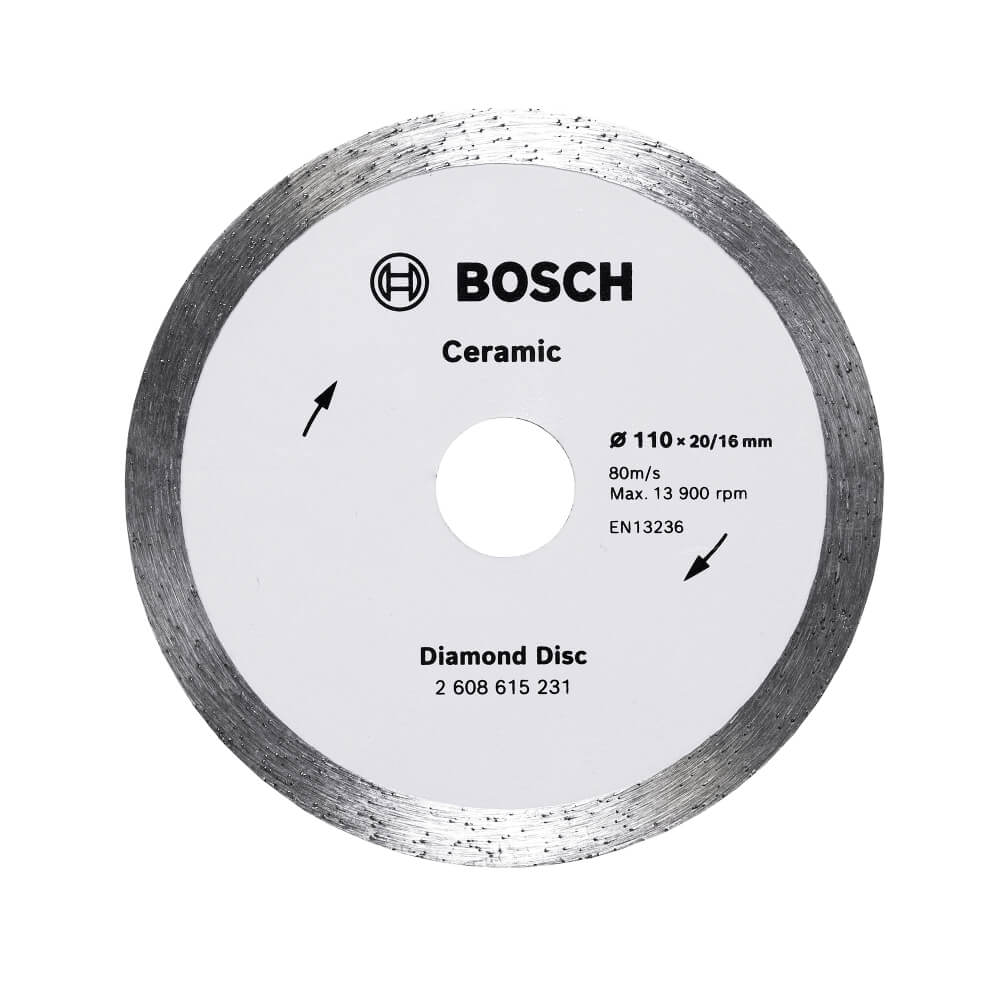 Disco Diamantado para Cerâmica Contínuo 110mm 2608615231 Bosch