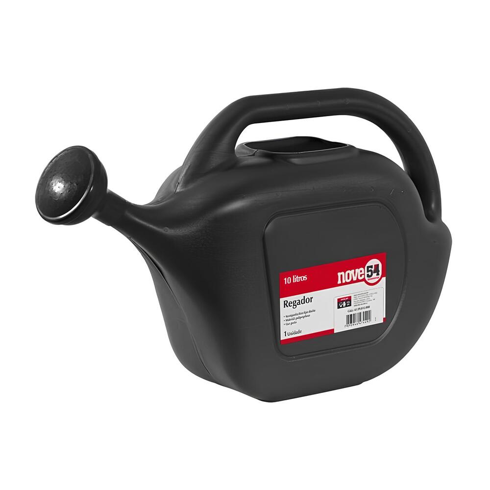 Regador Plástico 10L Preto 61.99.012.000 Nove54