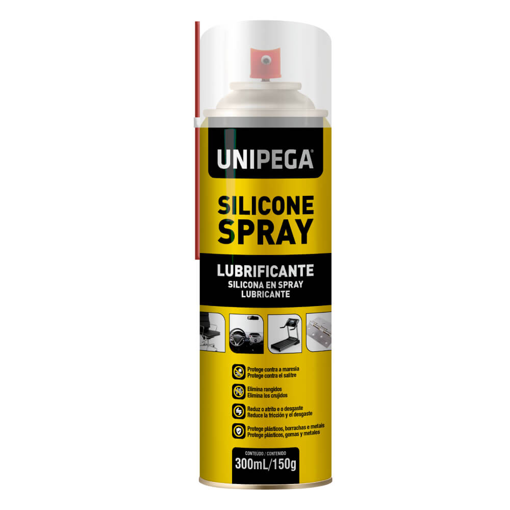 Silicone Spray Lubrificante 300ml/150g Unipega