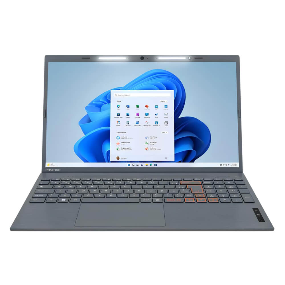 Notebook Vision C15 Intel Celeron 4GB RAM 128GB SSD 15,6" HD Cinza C4128A Positivo