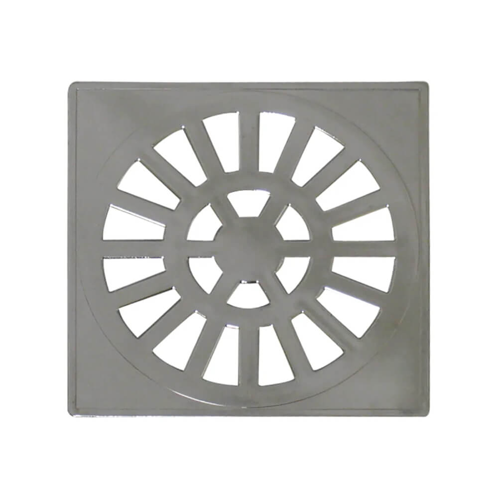 Grelha Quadrada Cromada 10 x 10 cm GR2 Astra