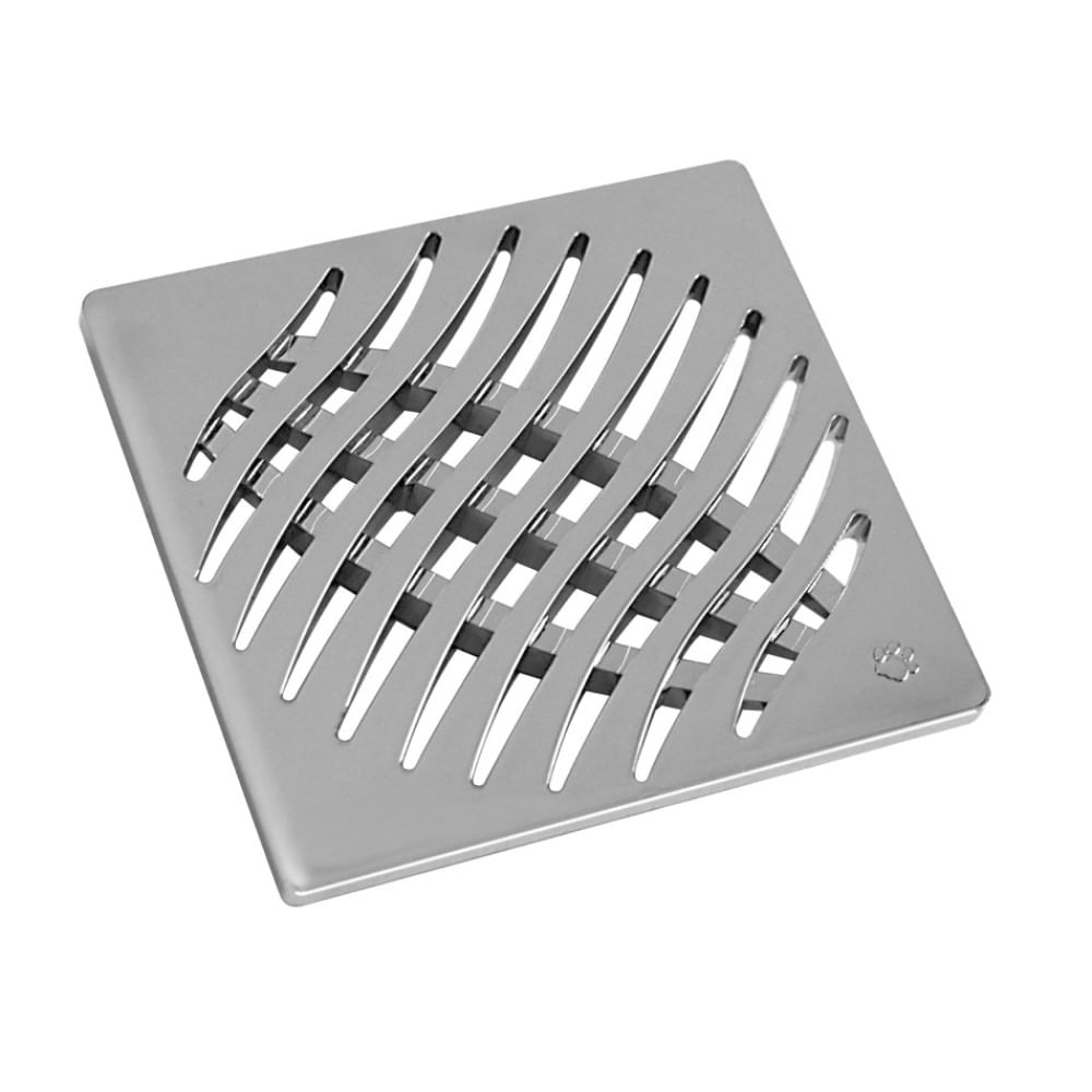 Grelha Quadrada Cromada 15 x 15 cm 27505155 Tigre