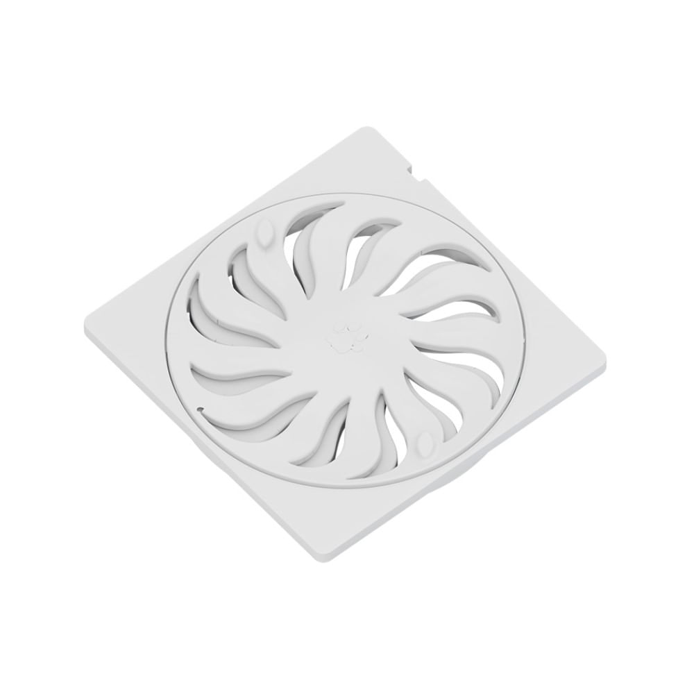 Grelha Quadrada Branca 15 x 15 cm com Fecho 27505732 Tigre