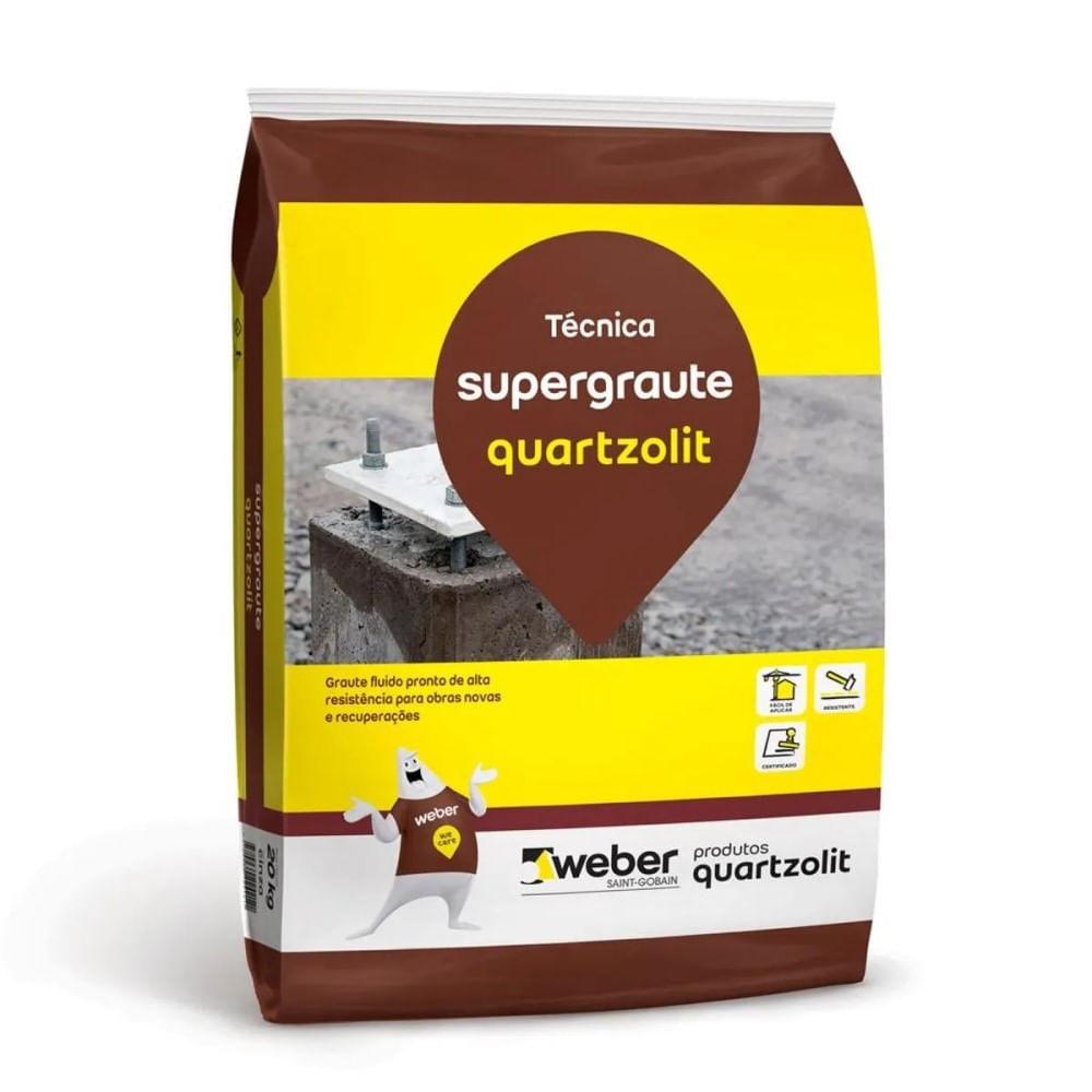 Supergraute Saco 25kg Quartzolit