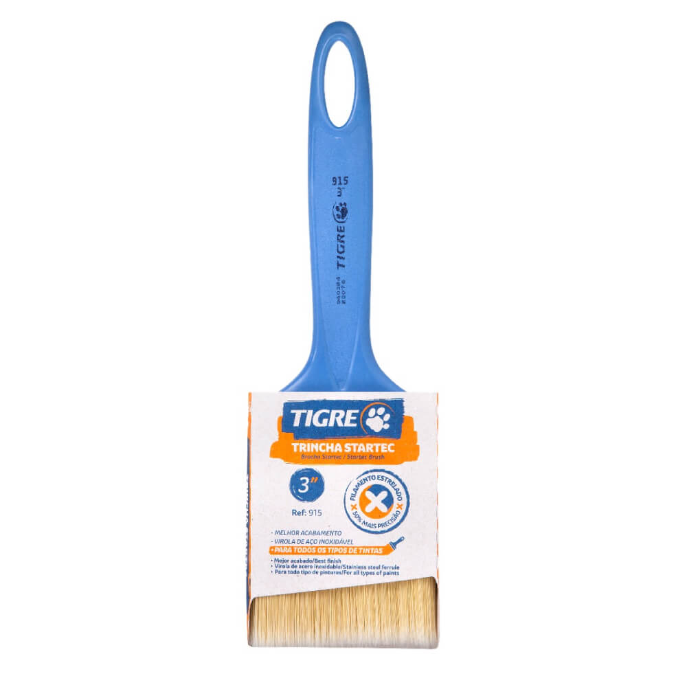 Pincel Trincha Startec 3" 915 60915012 Tigre