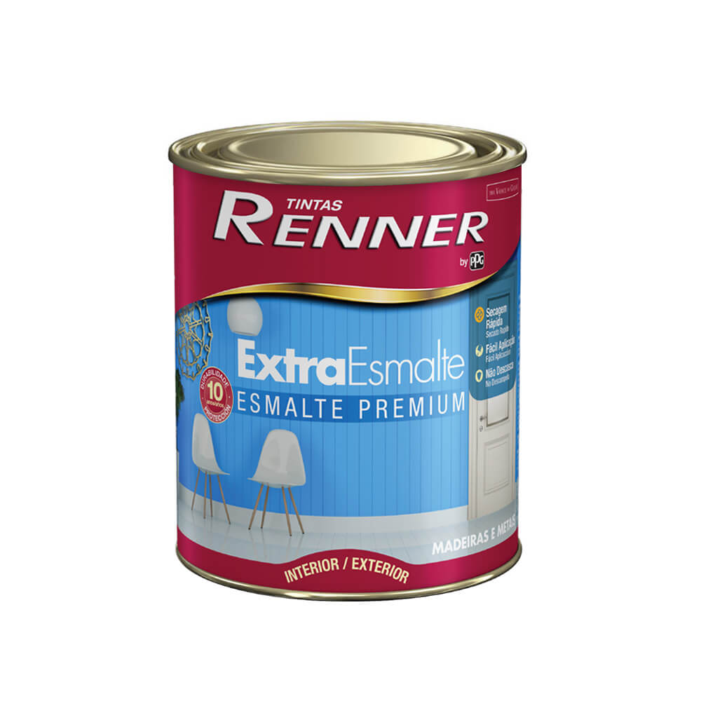 Tinta Extra Esmalte Azul Mar Litro 900ml 1132 Renner