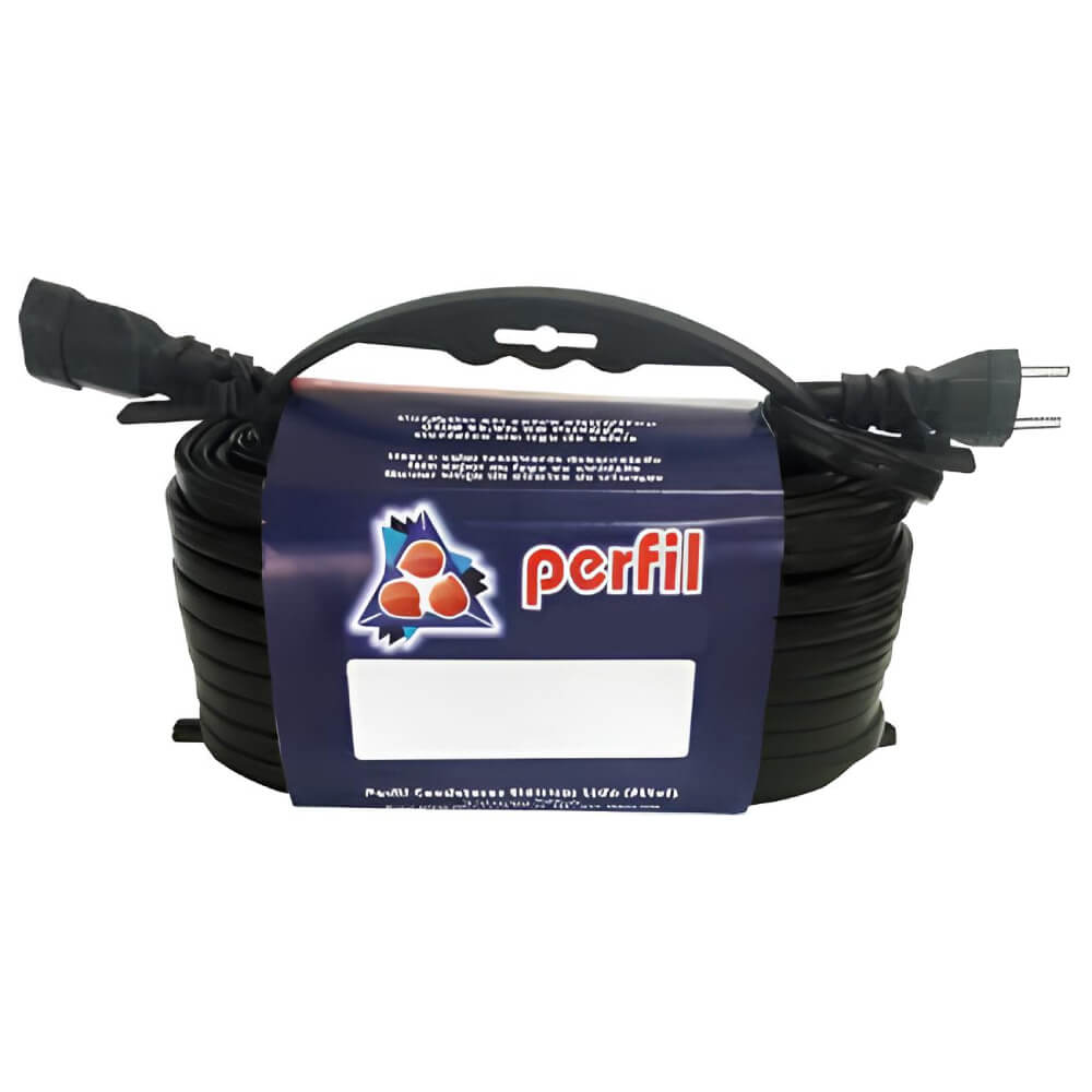 Extensão 1,5mm 20m Preto 1458 Perlex
