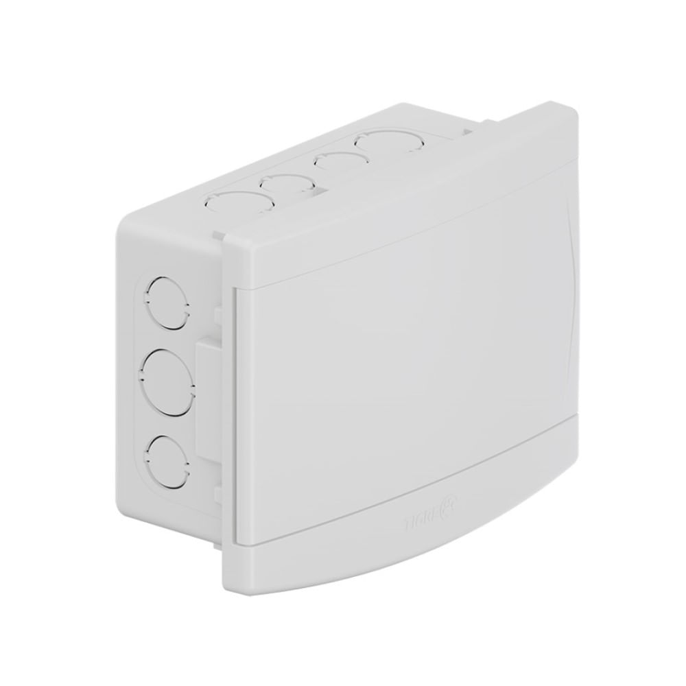 Quadro de Distribuição Embutir 6/8 Disjuntores com Barramento 33048491 Tigre