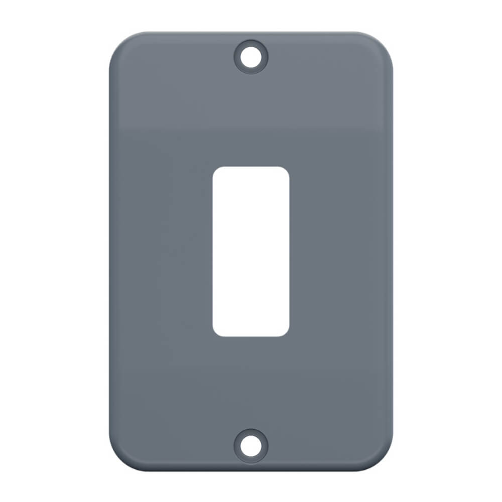 Placa 1 Posto Vertical 3/4" Condulete Top Cinza 36005505 Tigre