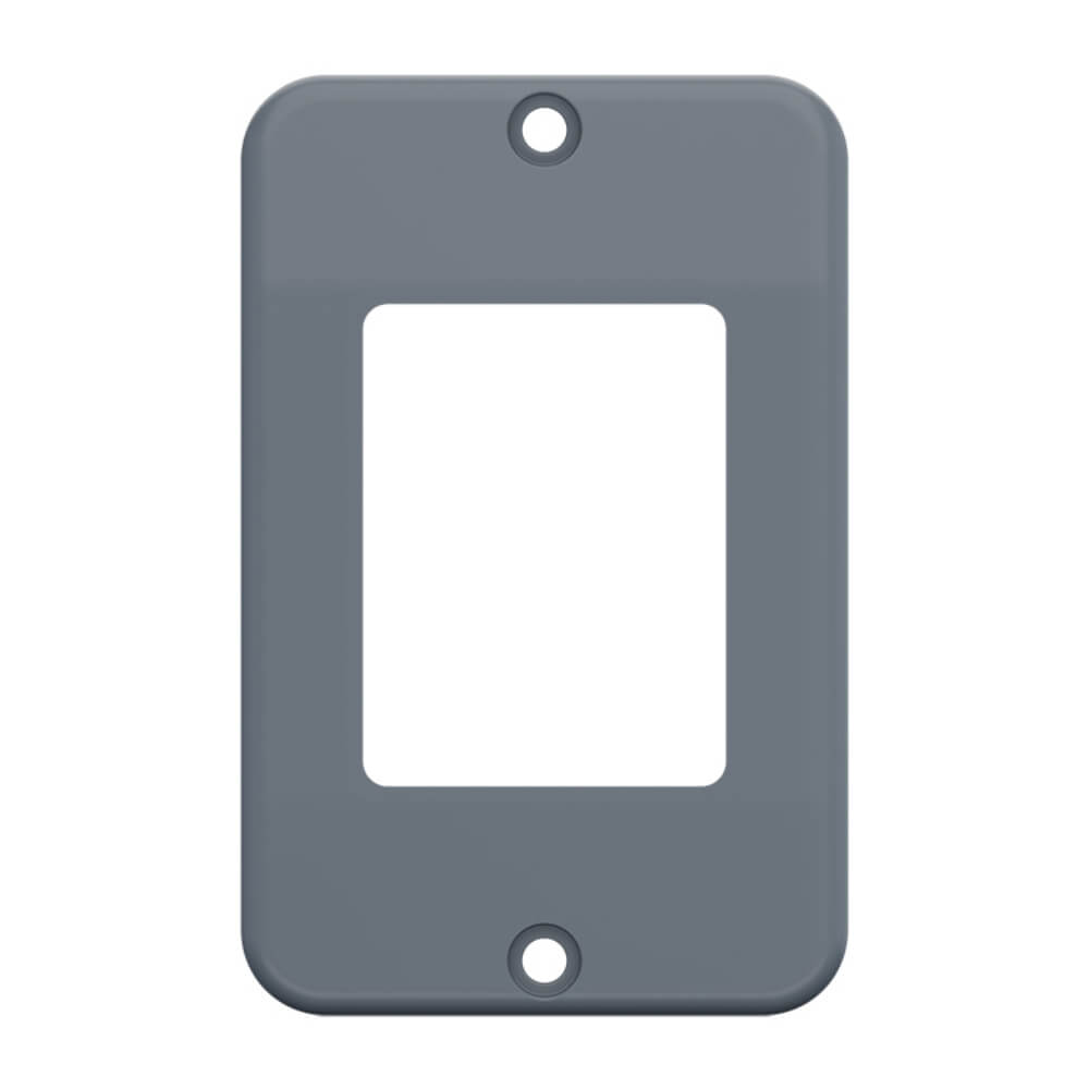 Placa 3 Postos Horizontal 3/4" Condulete Top Cinza 36005491 Tigre