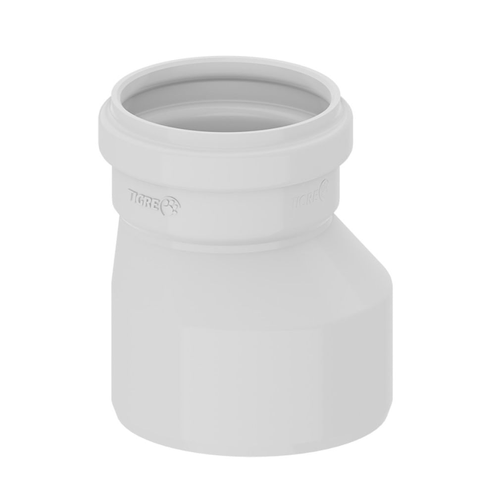 Redução Excêntrica para Esgoto 100x75mm 26357470 Tigre