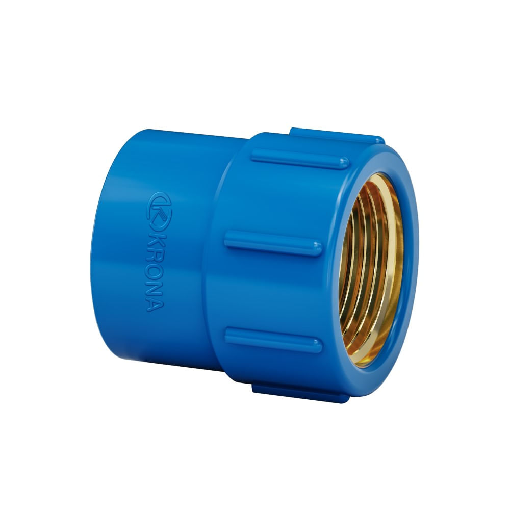 Luva Soldável e Roscável com Bucha Latão 25mm x 3/4" 502 Krona