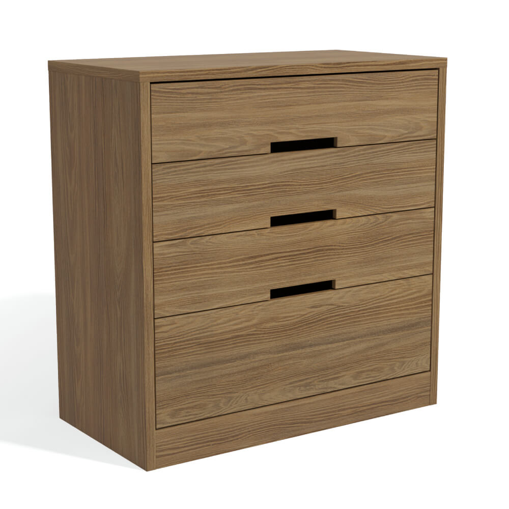 Cômoda 4 Gavetas Nogueira S824 Kappesberg