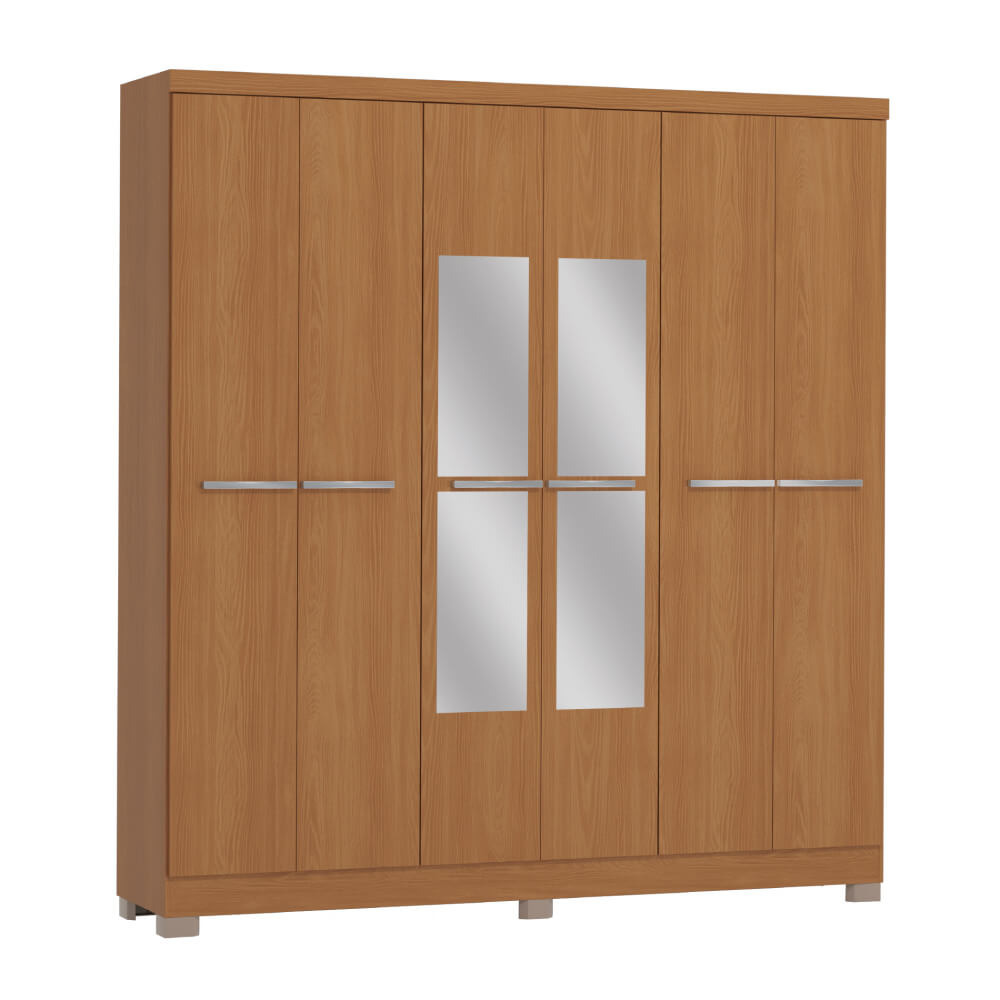 Guarda roupa 6 portas Canela CB1297 Kappesberg