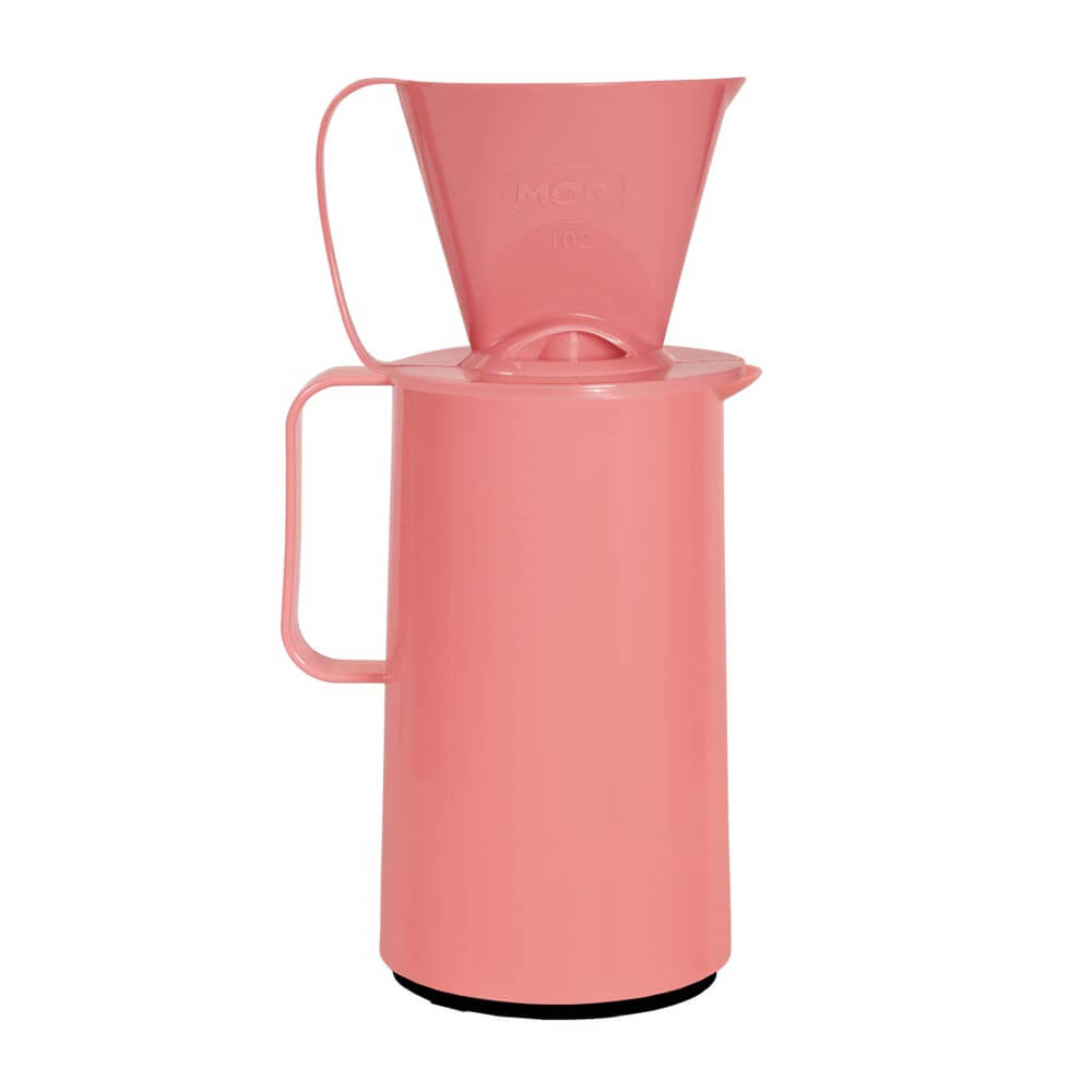 Kit Bule + Passador de Café Haus Pêssego 500ml 25107717 Mor
