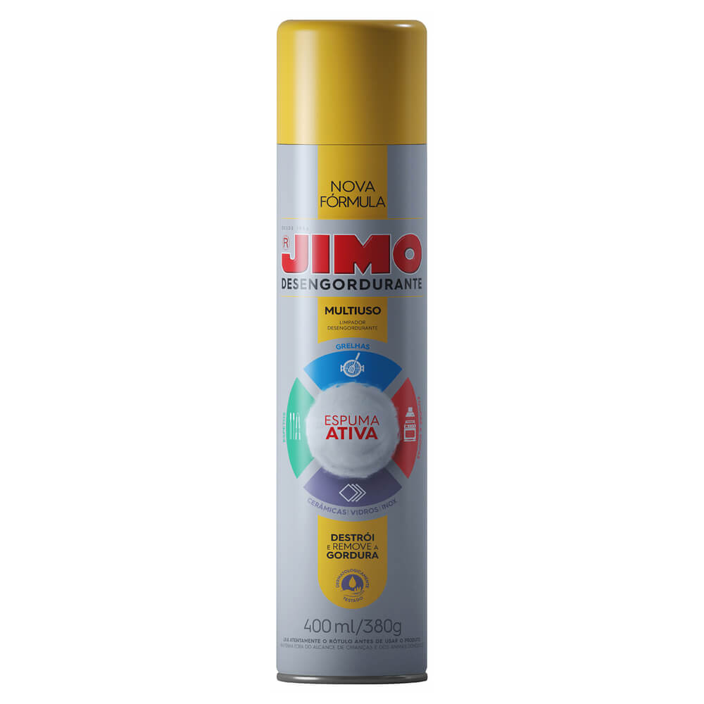 Jimo Desengordurante Multiuso Aerossol 400ml 12431
