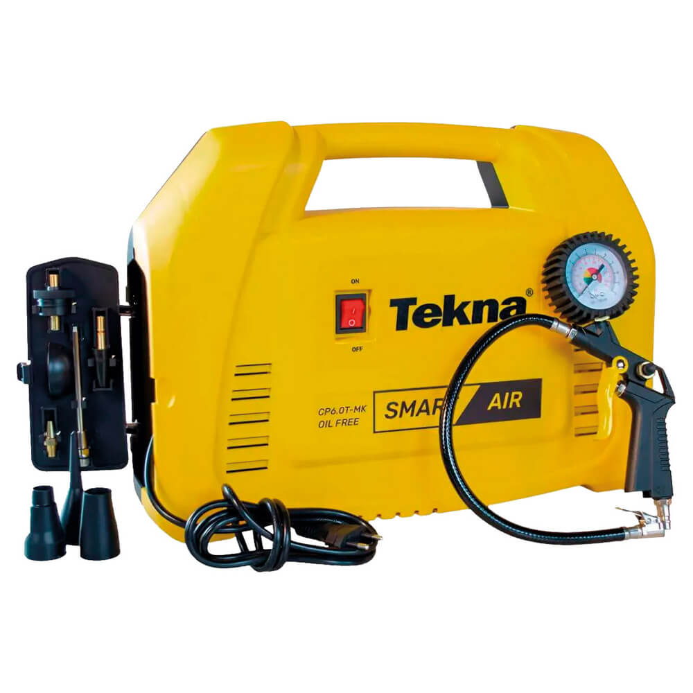 Compressor de Ar sem Óleo com Kit Acessórios 220V CP6.0T-MK Tekna