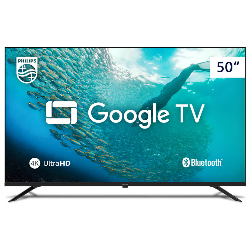 Smart TV LED 4K 50" Google TV 50PUG7019/78 Philips