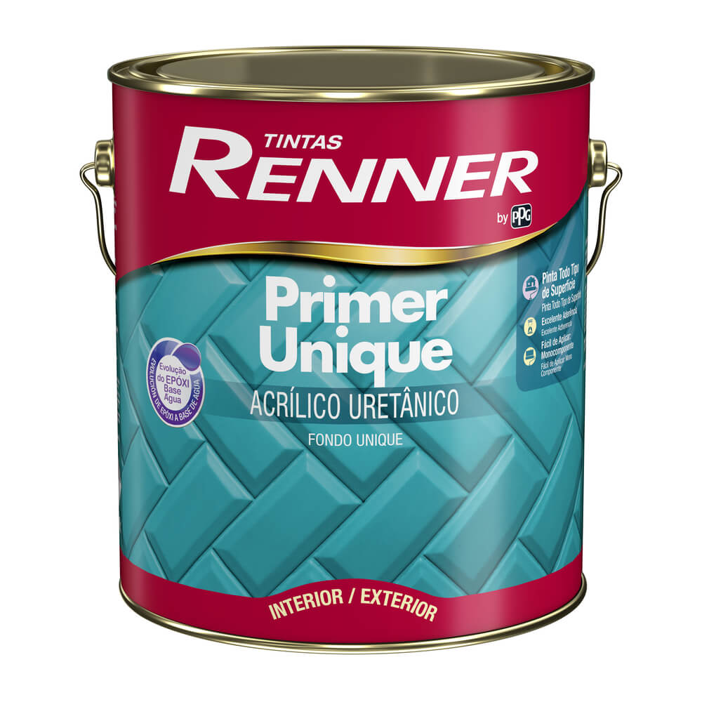 Primer Unique Branco/Base Pastel Galão 3,5L 145 Renner