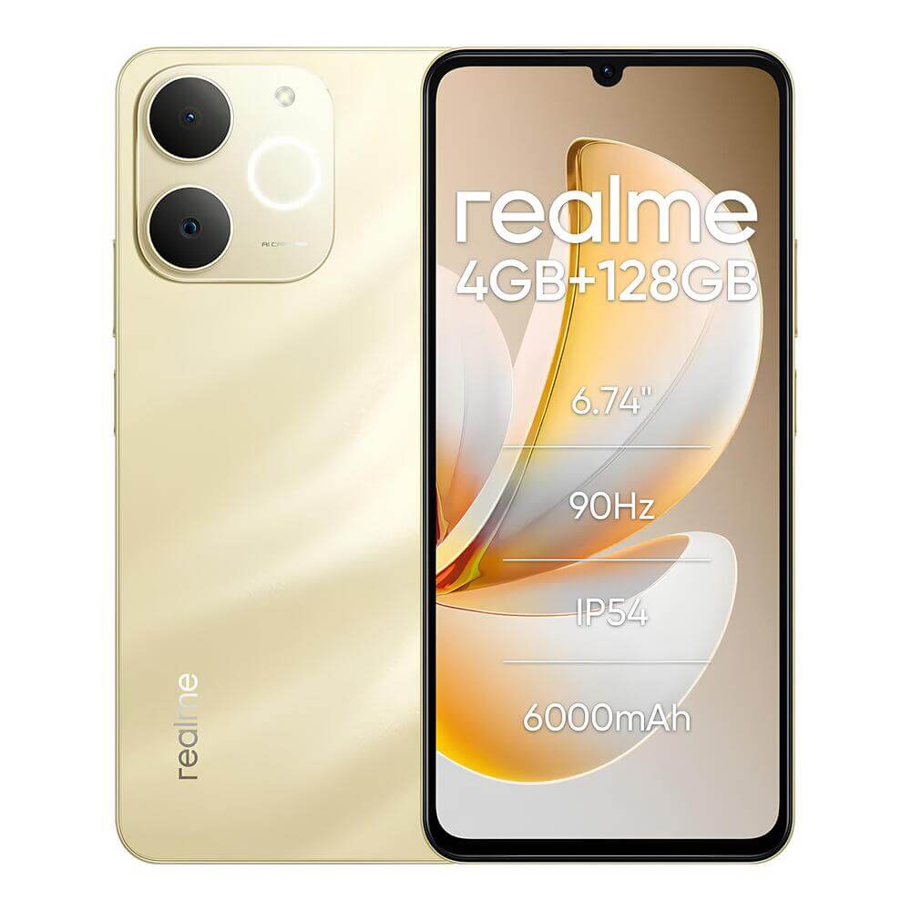 Smartphone Note 70s 128GB Beach Gold RMX5313 Realme